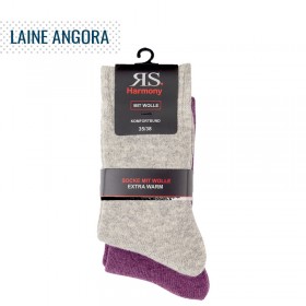 Chaussettes  en laine et angora