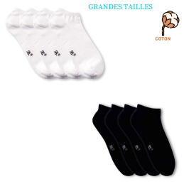 Chaussettes invisibles grandes tailles