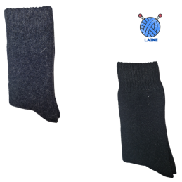 Chaussettes en laine et angora