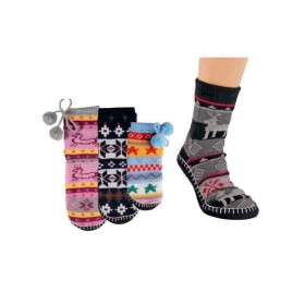 Chaussettes enfant avec semelles