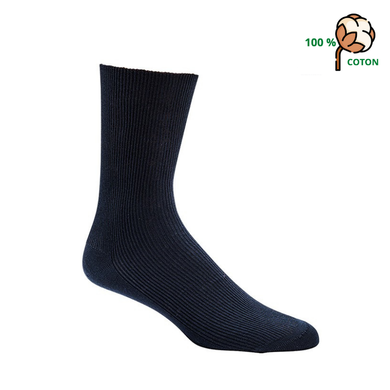 Chaussette homme on sale 100 coton epaisse