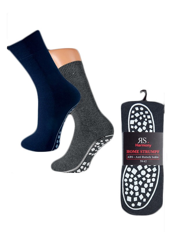 Chaussettes Antidérapantes Bambou - Bleu Ciel, Volant Liberty