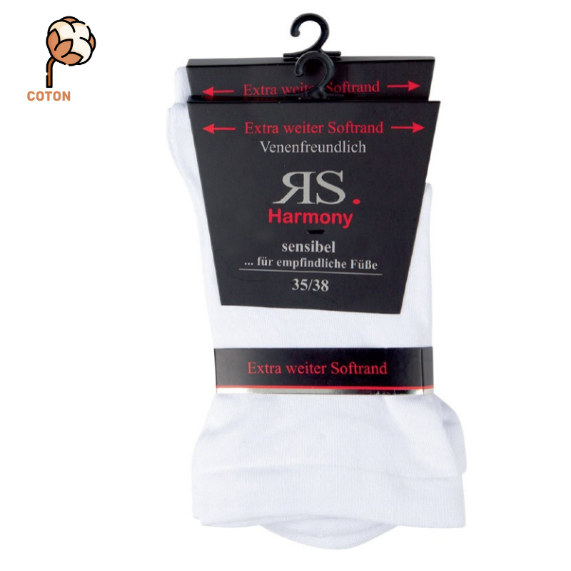 Chaussettes sans sales élastique femme